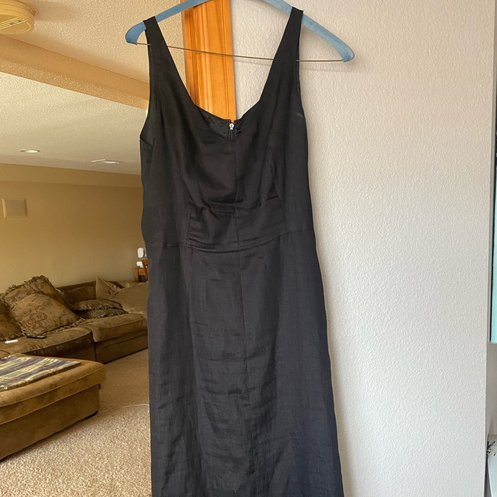 J. Crew Linen midi dress